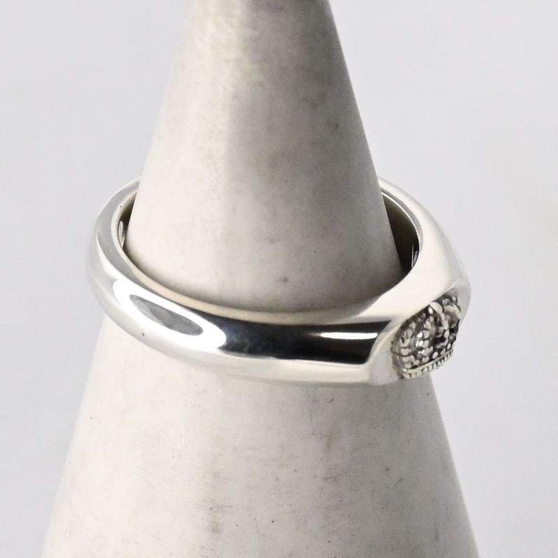 【研磨済】 JUSTIN DAVIS FAITH リング 3号 ジャスティンデイビス SRJ415 指輪 クラウン シルバー925