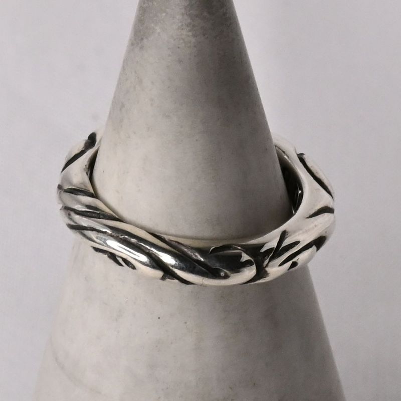 【研磨済】ROYAL ORDER シルバー リング 6.5号 SILVER925 ロイヤルオーダー 指輪 クラウン