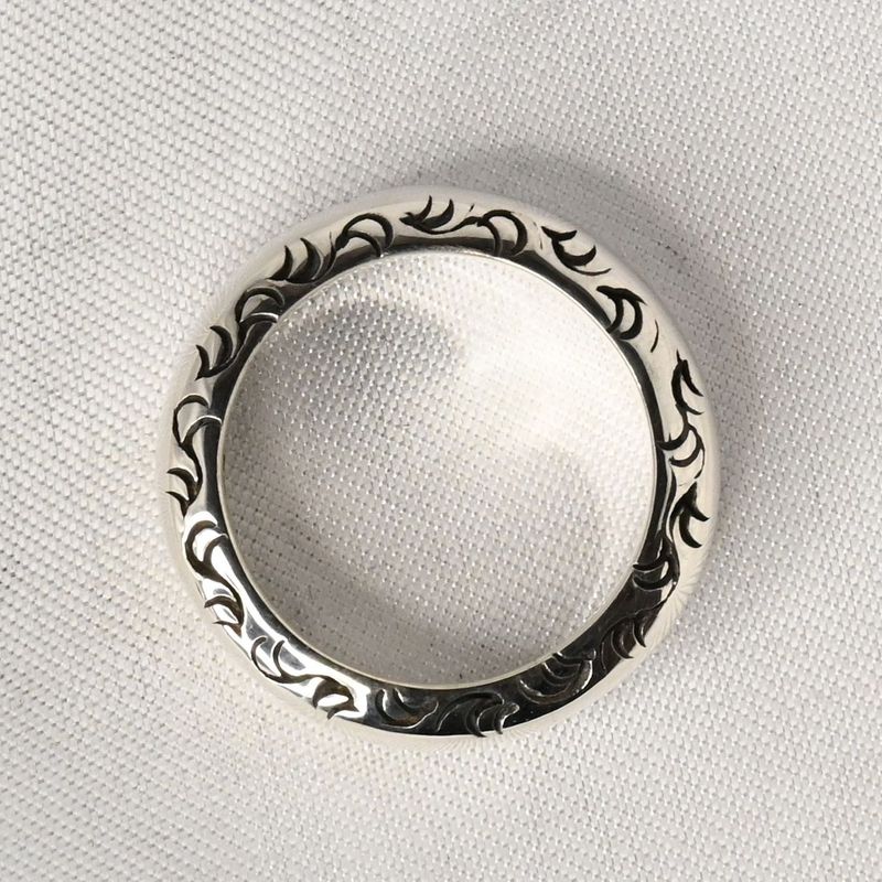 【研磨済】 ARIZONA FREEDOM silver925 リング 8号 R-19 太陽神 唐草 シルバー アリゾナフリーダム ピンキー