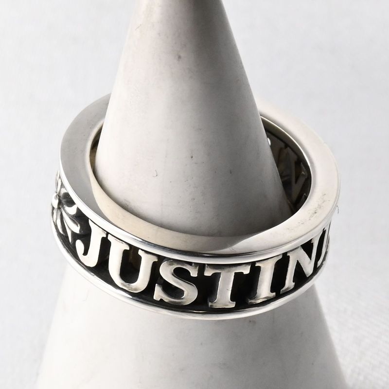 【研磨済】 JUSTIN DAVIS MAD LOVE リング 12号 SRJ666 ジャスティンデイビス 指輪