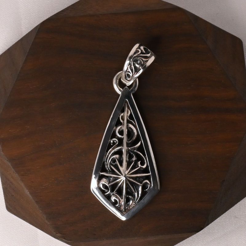 【研磨済】SAAD 太陽神 トップ シルバー925 ネックレスチャーム