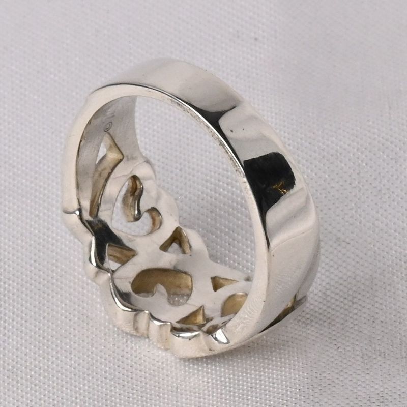 【研磨済】TIFFANY＆Co. トリプルラビングハート リング 9号 ティファニー 指輪