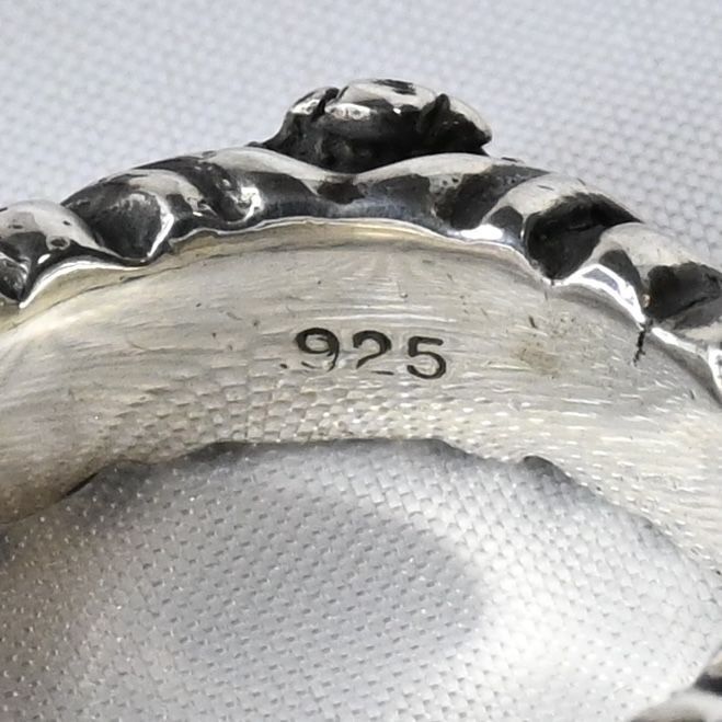 【研磨済】ROYAL ORDER シルバー リング 14号 SILVER925 ロイヤルオーダー 指輪 クラウン