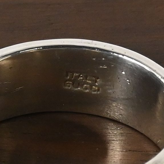 【研磨済】GUCCI シルバー リング 指輪 11.5号 Ag925