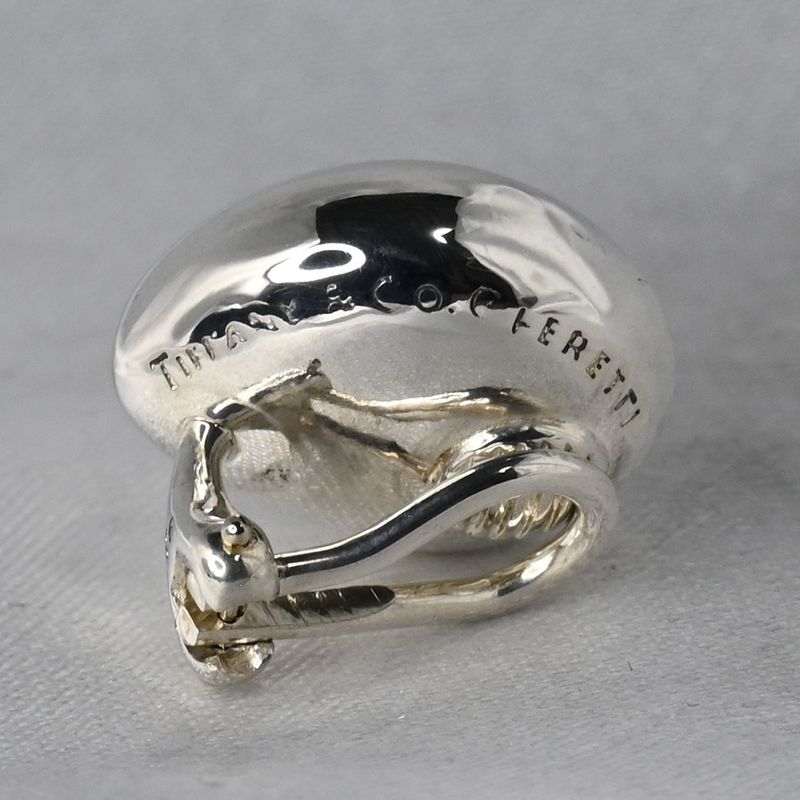 【新品仕上げ】ティファニー ビーン シルバー イヤリング シルバー925