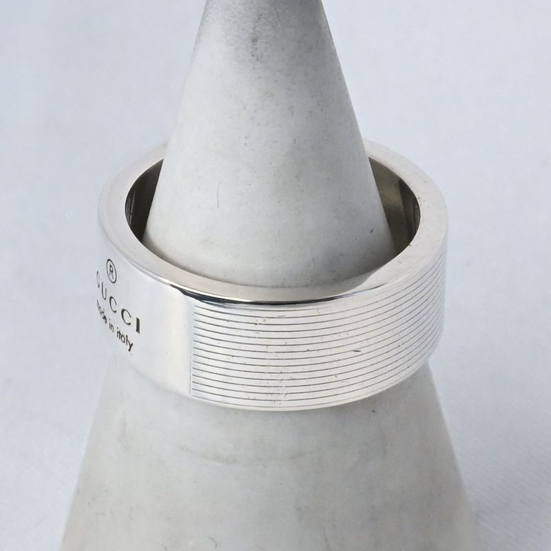 【研磨済】 GUCCI シルバー リング 16号 Ag925 指輪 グッチ