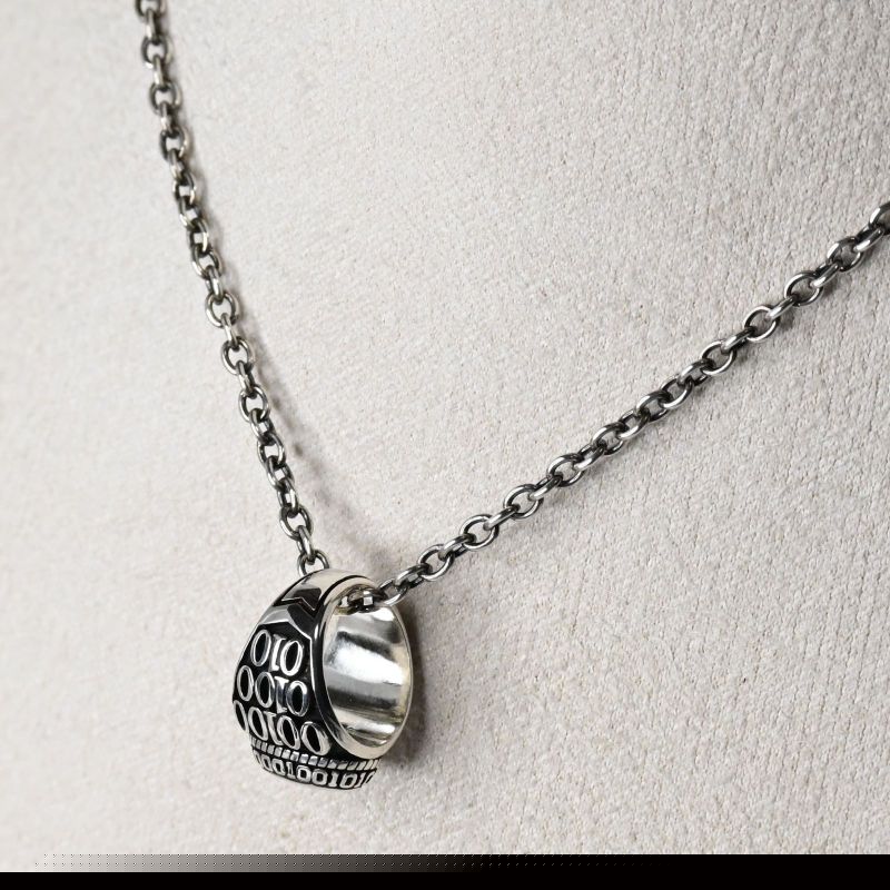 【研磨済】JAM HOME MADE ネックレス ベビー 0010 ハイブリッド カレッジリング silver925 ジャムホームメイド