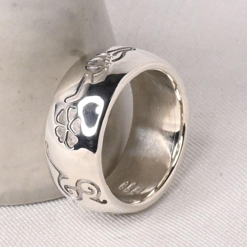 【研磨済】BVLGARI リング Save the Children #48 7号 SV925 ブルガリ