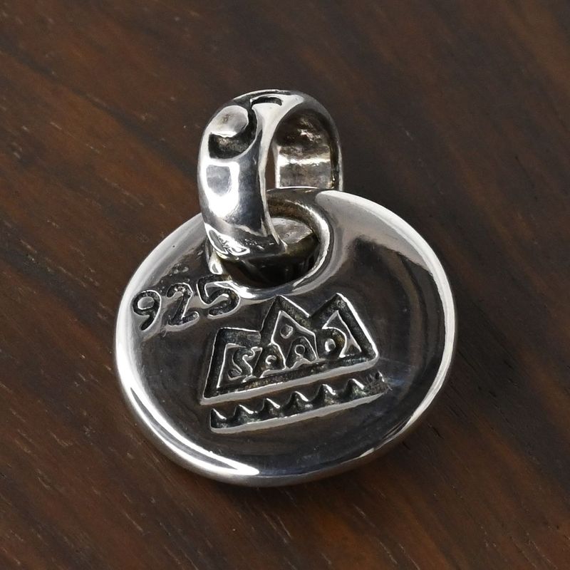 【研磨済】SAAD シルバー925 ペンダントトップ ネックレスチャーム