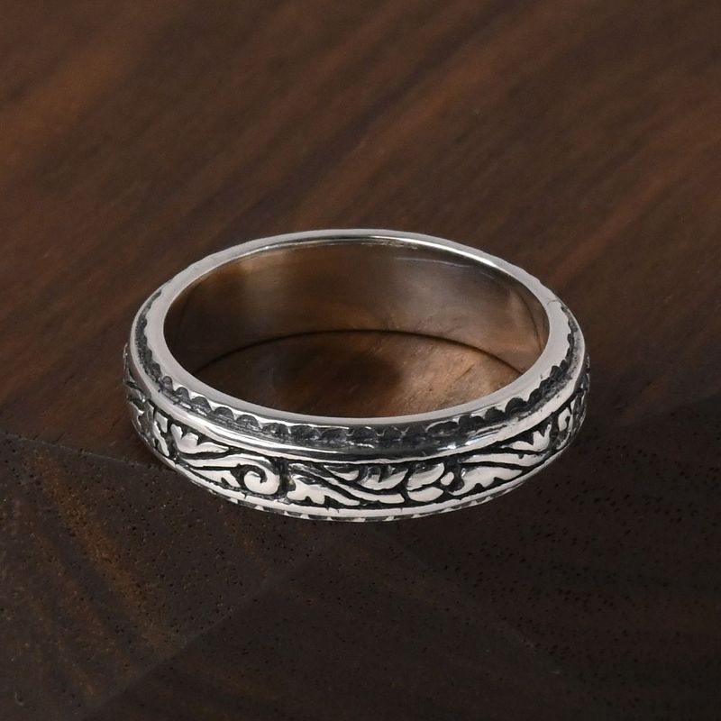 【研磨済】ZOCALO Ivy Narrow Ring (Antique Finished) シルバー925 リング 8号 ソカロ