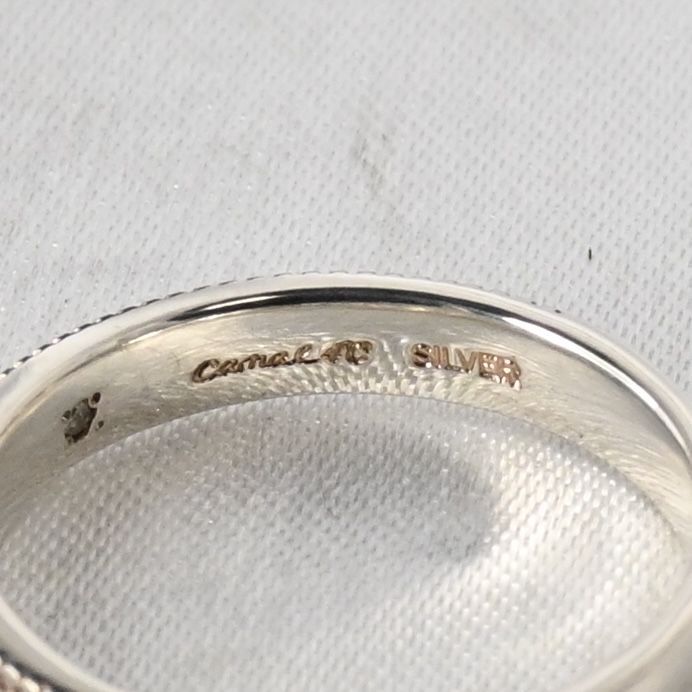 【研磨済】 canal 4℃ Disney 美女と野獣 リング 11号 Silver925 シルバー カナルヨンドシー