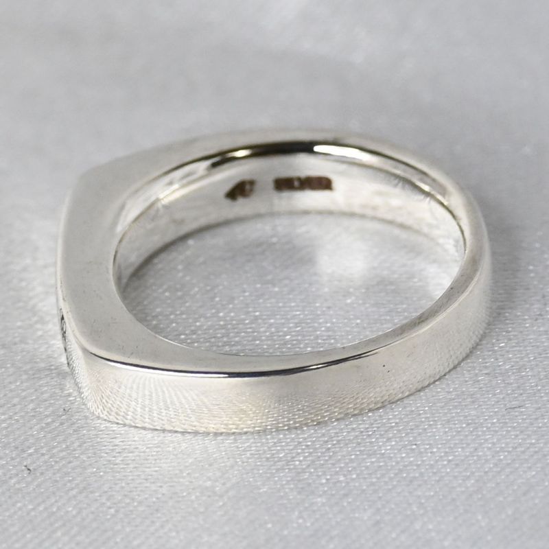 【研磨済】美品 4℃ ヨンドシー リング 指輪 シルバー925 10号