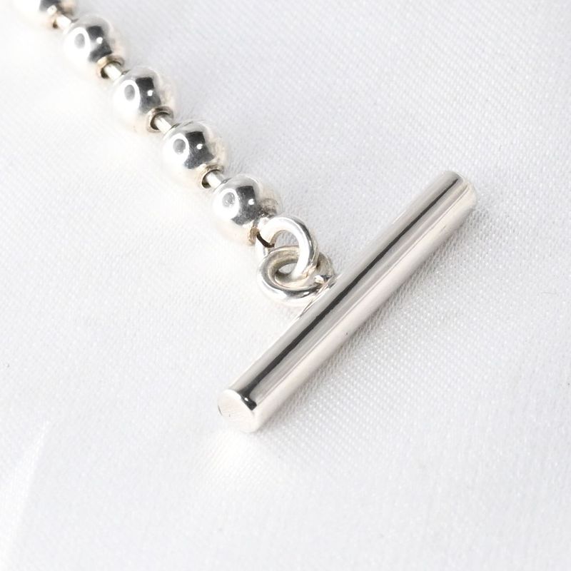 【研磨済】GUCCI グッチ ボールチェーン ブレスレット 17.5cm シルバー925 Ag925