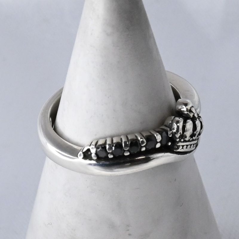 【研磨済】 JUSTIN DAVIS CIRCULAR CROWN リング 指輪 13号 ジャスティンデイビス SRJ487