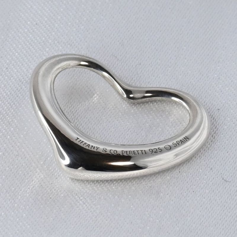 【研磨済】TIFFANY&Co. オープンハート トップのみ ティファニー ペレッティ シルバー925  Open Heart