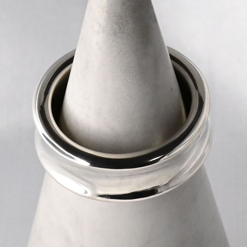 【研磨済】TIFFANY＆Co. ナロー リング 10号 ティファニー 指輪