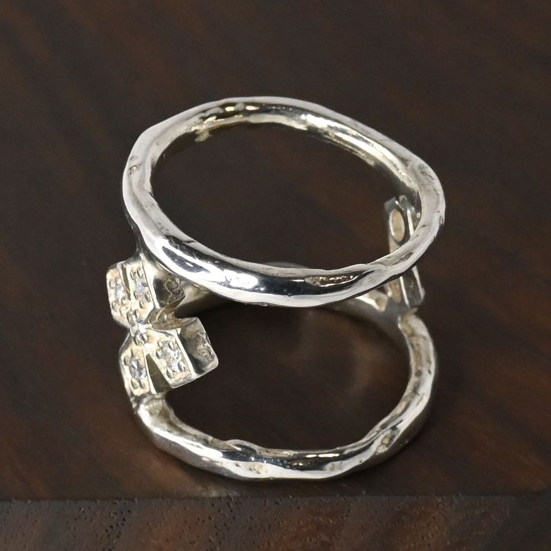 【研磨済】 Loree Rodkin Gothic リング 8号 silver 925 シルバー 指輪 ローリーロドキン