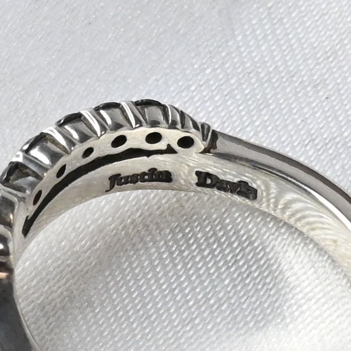 【研磨済】 JUSTIN DAVIS CIRCULAR CROWN リング 指輪 13号 ジャスティンデイビス SRJ487