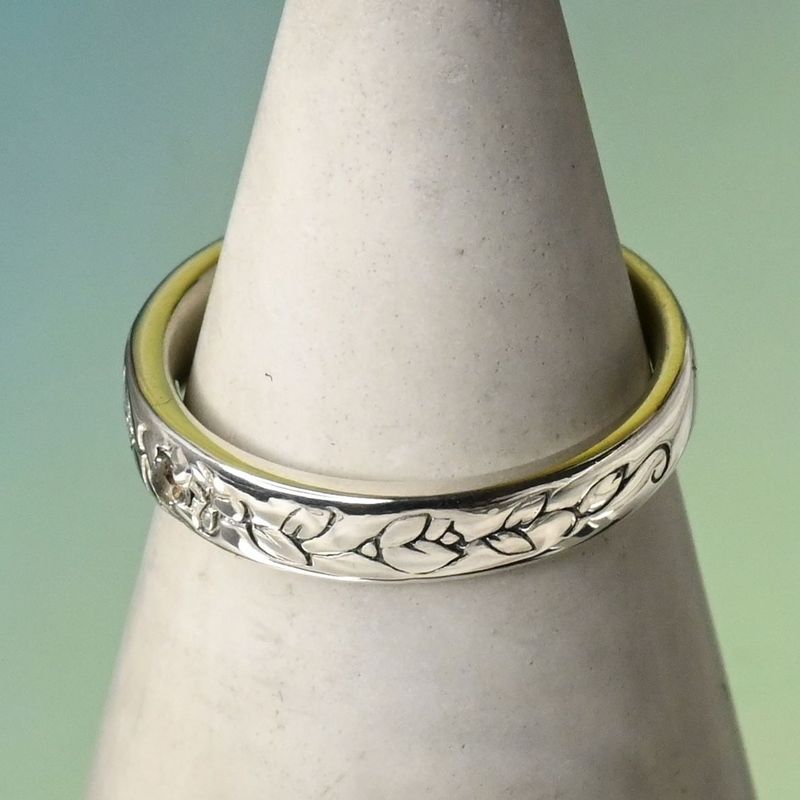 【研磨済】ANNA SUI シルバー リング 9号 925 美品 アナスイ 指輪