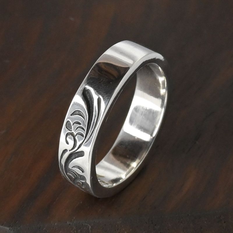 【研磨済】 ARIZONA FREEDOM シルバー リング 唐草 16号 R-40b silver 925