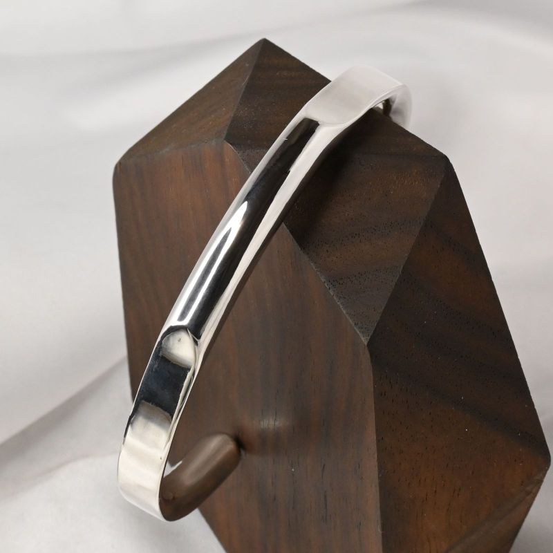 【研磨済】4℃ シルバー925 バングル ヨンドシー 重量36g