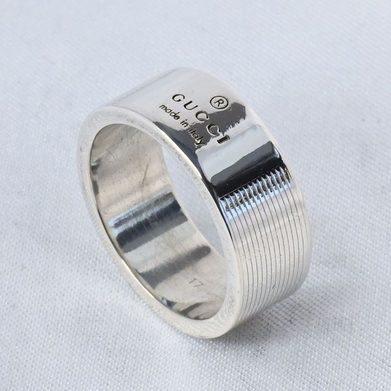 【研磨済】 GUCCI シルバー リング 16号 Ag925 指輪 グッチ