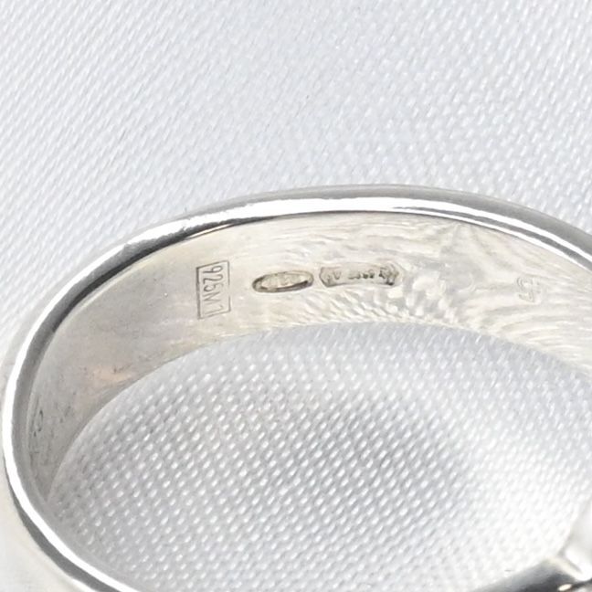 【研磨済】 GUCCI インターロッキングG リング サイズ15 指輪 シルバー925 Ag925 グッチ