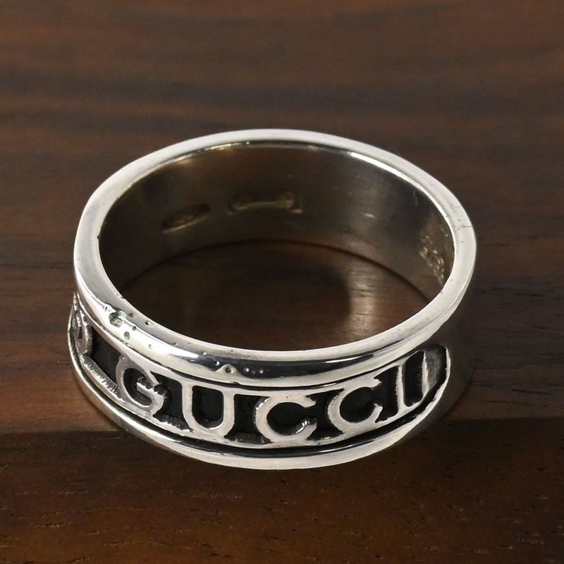 【研磨済】GUCCI シルバー リング 指輪 11.5号 Ag925