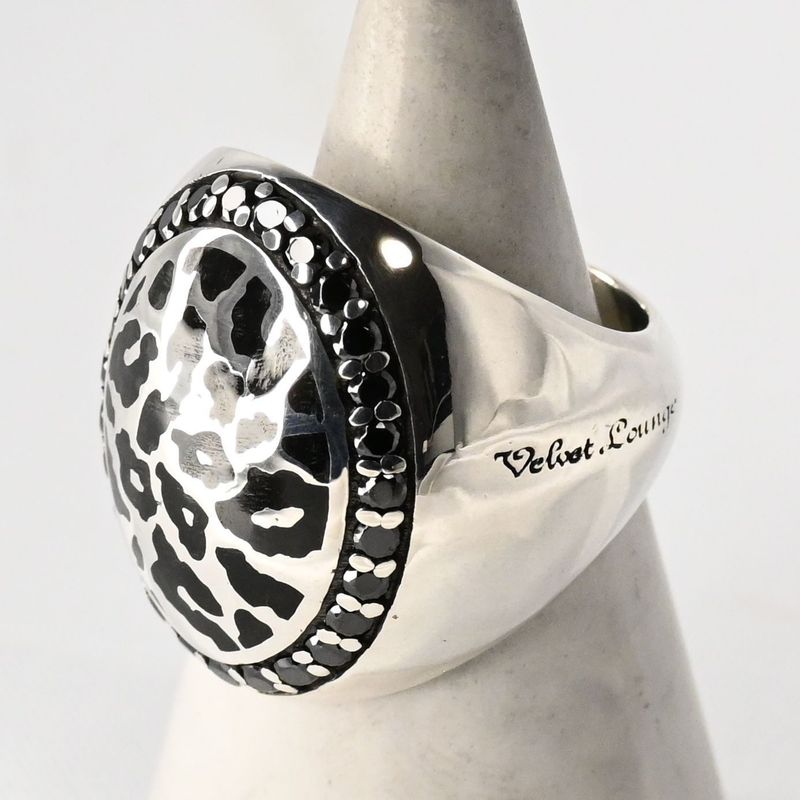 【研磨済】Velvet Lounge パンサー リング vlr045 指輪 シルバー925 13号 レオパード ヴェルヴェットラウンジ