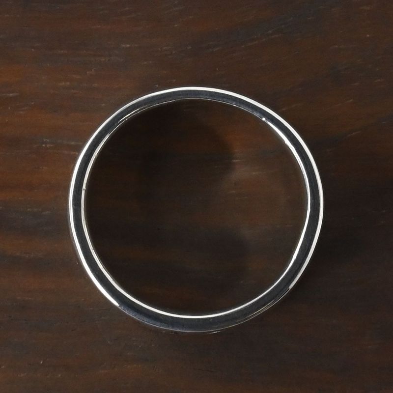 【研磨済】Calvin Klein ロゴ ワイド リング 指輪 10.5号 カルバン・クライン