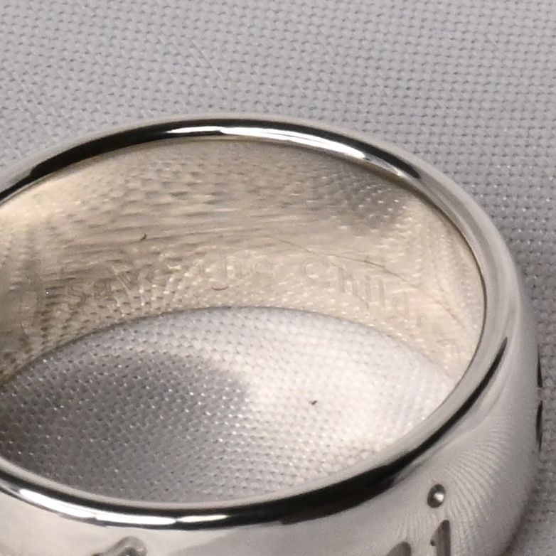 【研磨済】BVLGARI リング Save the Children #57 16号 箱付き SV925 ブルガリ