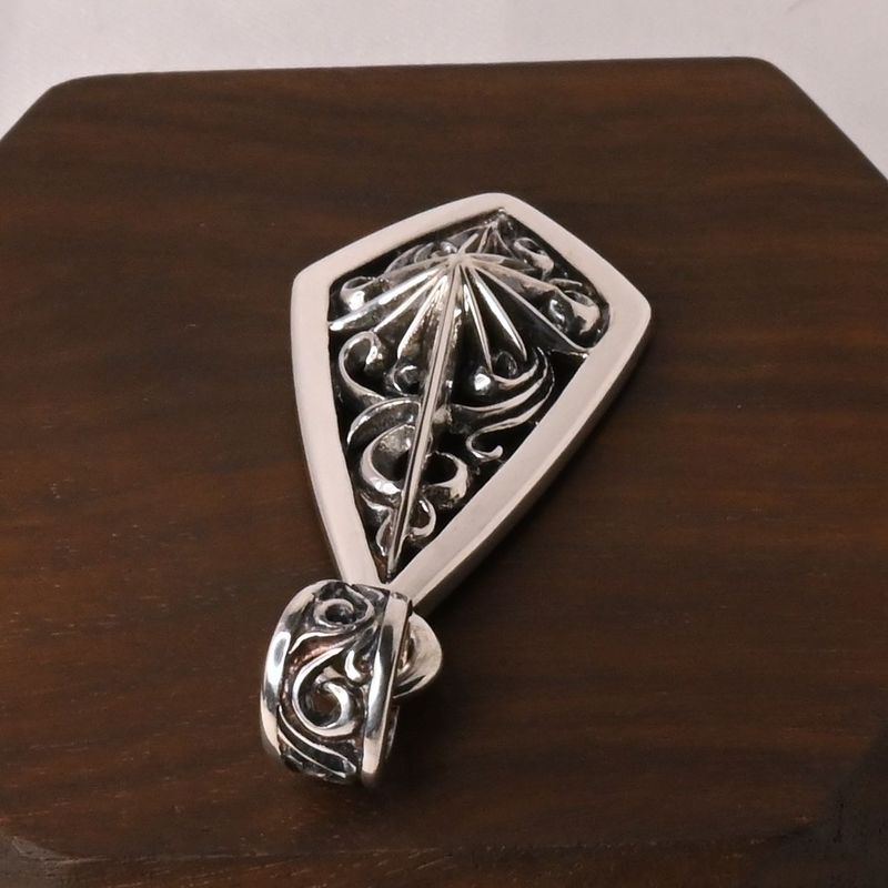 【研磨済】SAAD 太陽神 トップ シルバー925 ネックレスチャーム