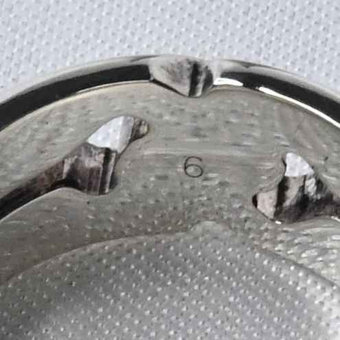 【研磨済】美品 GUCCI インフィニティ ノット スリム リング 指輪 サイズ6 シルバー Ag925 グッチ