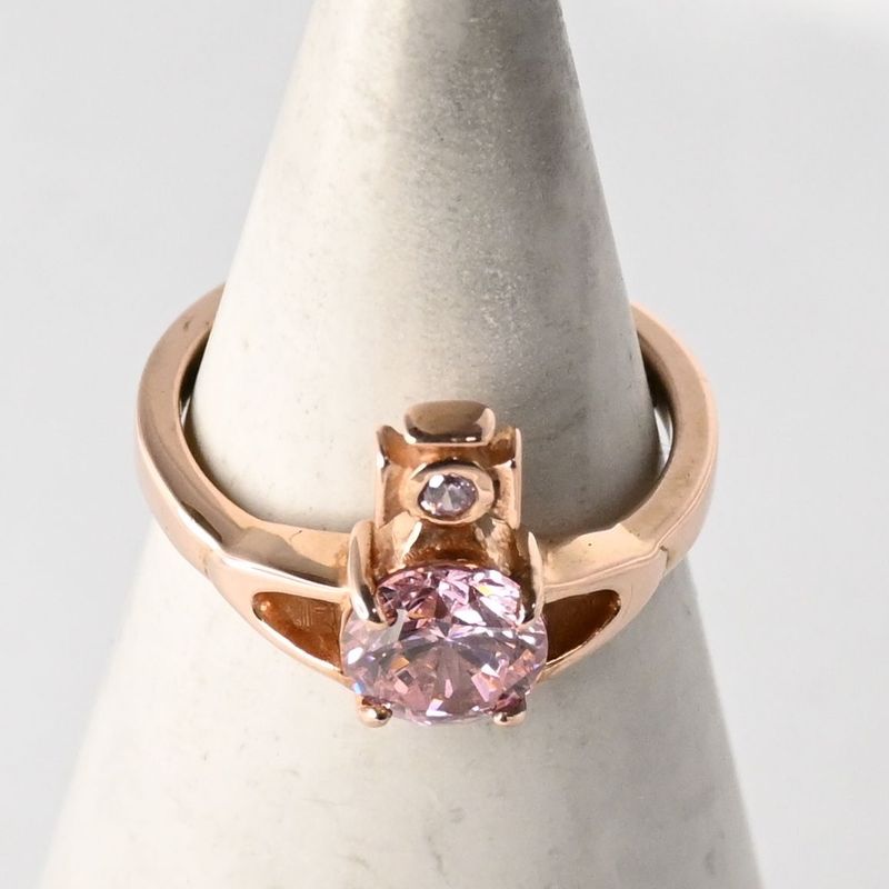 Vivienne Westwood REINA PETITE リング ピンクゴールド サイズXXS 5号 ヴィヴィアンウエストウッド レイナ 指輪