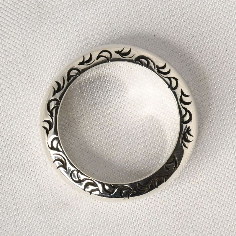 【研磨済】 ARIZONA FREEDOM silver925 リング 8号 R-19 太陽神 唐草 シルバー アリゾナフリーダム ピンキー