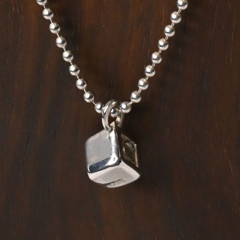 【新品仕上げ】Calvin Klein スクエア ネックレス 38cm  silver925 カルバン・クライン