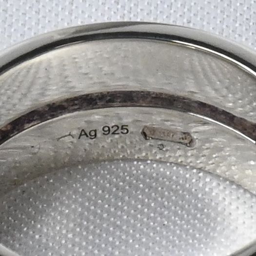 【研磨済】美品 GUCCI インフィニティ ノット スリム リング 指輪 サイズ6 シルバー Ag925 グッチ