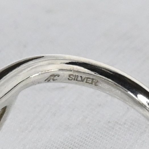 【研磨済】美品 4℃ リング 7.5号  シルバー925 ヨンドシー 指輪