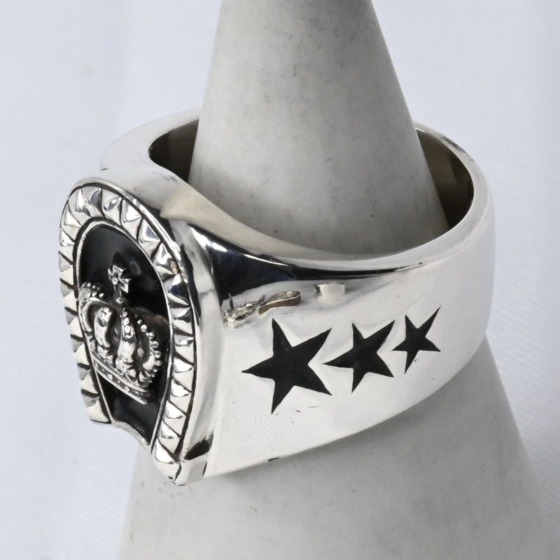 【研磨済】 JUSTIN DAVIS LUCK STAR CROWN リング 21号 SRJ267 ジャスティンデイビス 指輪