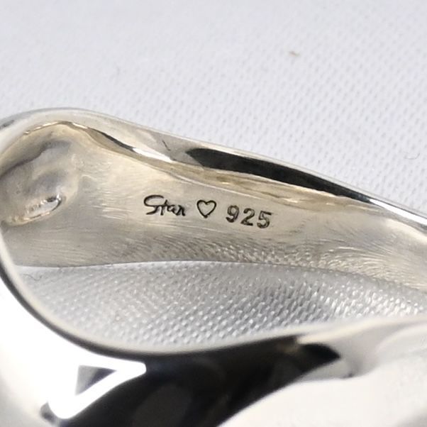 【新品仕上げ】 STAR JEWELRY リング 15号 美品 silver925 スタージュエリー