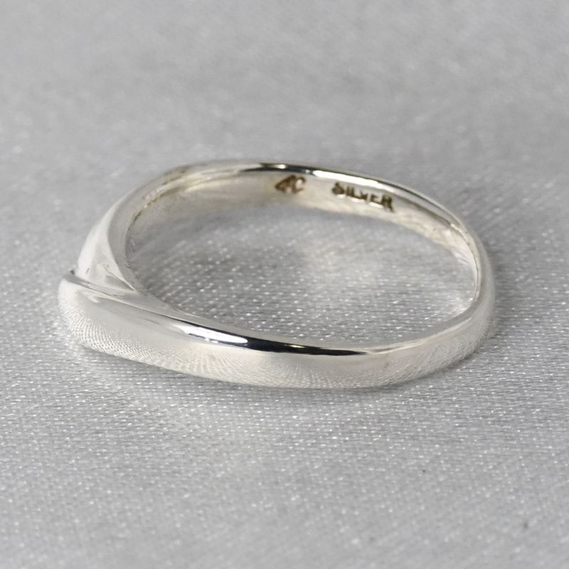 【研磨済】美品 4℃ ヨンドシー リング 指輪 シルバー925 7号