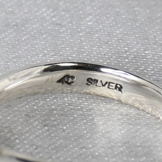【新品仕上げ】美品 4℃ ヨンドシー リング 指輪 シルバー925 8号