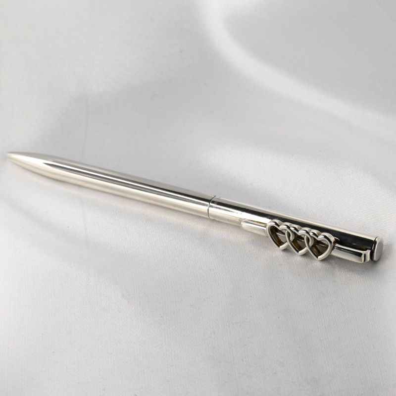【研磨済】TIFFANY＆Co. ボールペン インク交換済 ハート ティファニー 指輪 シルバー925
